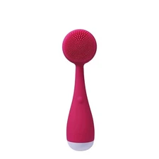 PMD Clean Mini - Smart Facial Cleansing Device with Silicone Brush & Pink