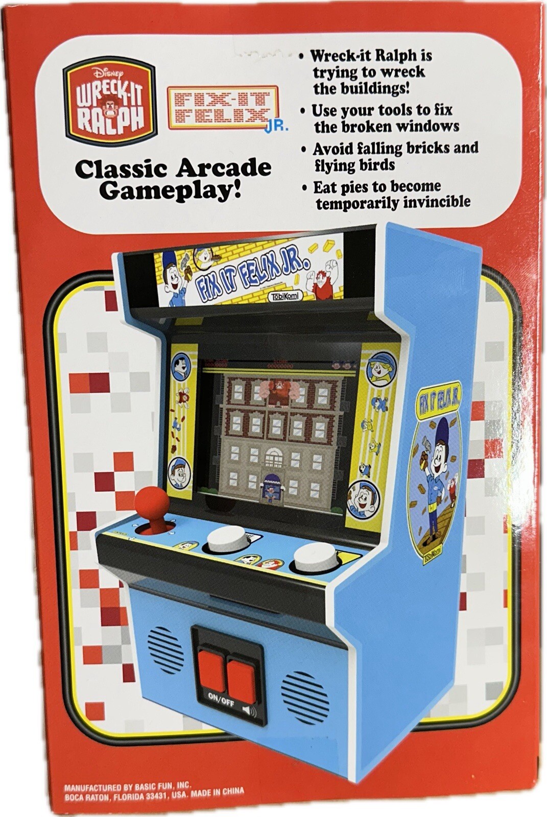 Disney Wreck It Ralph Fix It Felix Jr. Basic Fun Classic Mini