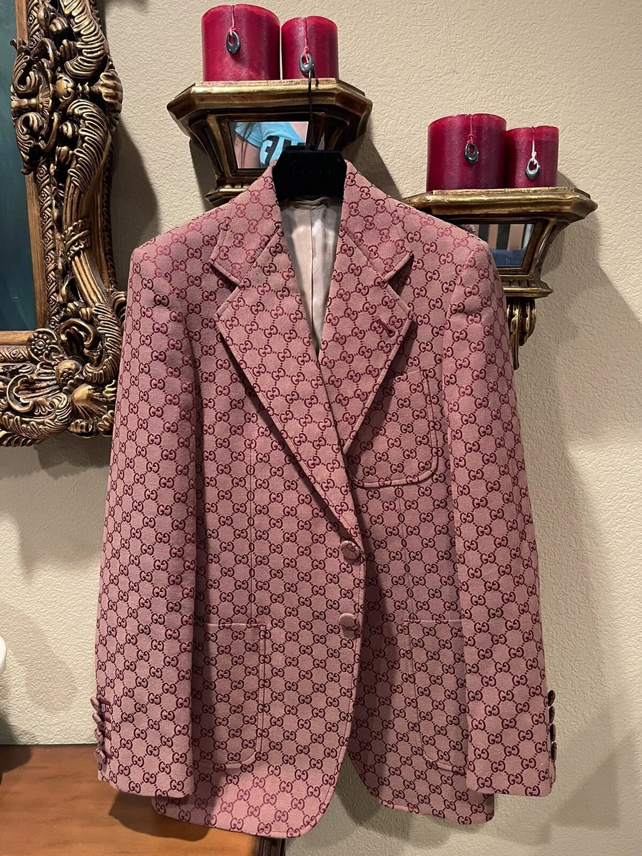 gucci monogram suit