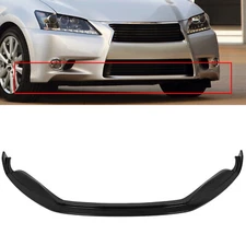 Glossy Black Fits 2013-2015 Lexus GS-Series Base Model Front Bumper Lip Spoiler