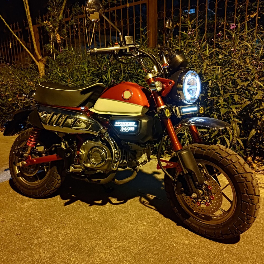 Lenkerenden Für Honda Monkey 125 - CNC Aluminium Steckkappen 2019-2023