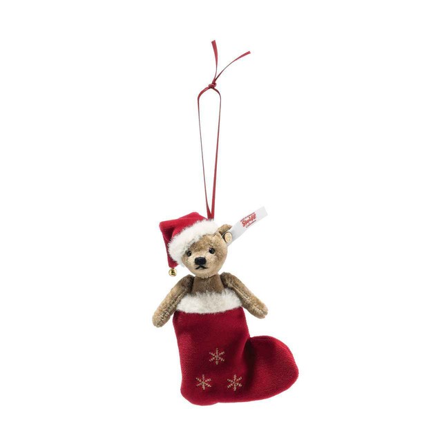Steiff Christmas Teddy Bear Ornament 