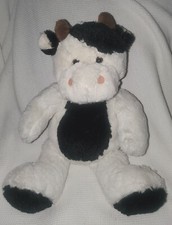 ANIMAL ALLEY COW 14 Inch Black White 2009 Stuffed Animal Toy PLUSH