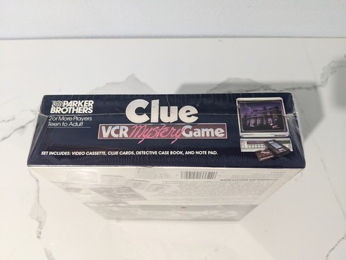 1985 Vintage Clue VCR Mystery Game Parker Brothers VHS Game new sealed old stock - Picture 7 of 11