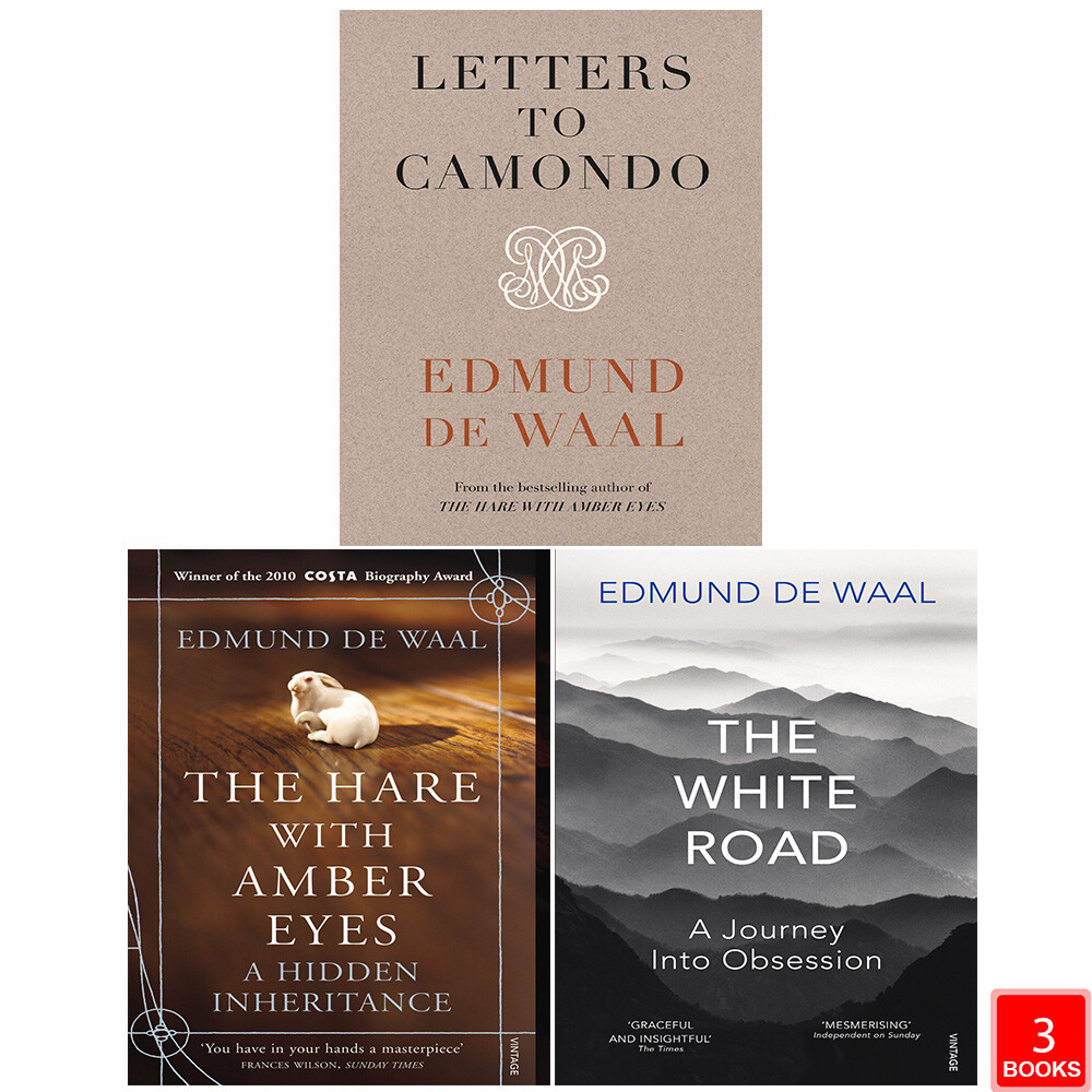 Edmund De Waal Unisex Amber/White Letters To Camondo, The Hare With Eyes, The Road 3-Book Set By - Non Fiction - Mixed Format - Image 3