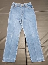 VTG Women Wrangler Jeans USA Made No Fault Denim Mom High Rise Modern Sz 2