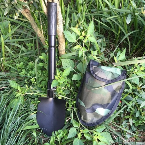 Ultra Mini Folding Pick Shovel Saw MultiFunction Portable Fishing Camping Hiking - Picture 21 of 23