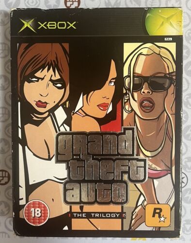 Grand Theft Auto Trilogy Xbox GTA PAL komplett mit Spiele Anleitungen Karten 2005