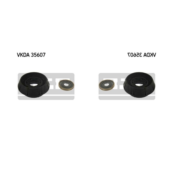 2X SKF FederbeinstüTzlager Vorne FüR Renault Twingo II CN0_ 1.2 16V Clio Bb_-image