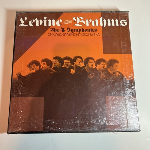 JAMES LEVINE CONDUCTS BRAHMS 4 SYMPHONIES 4 LP BOX SET RCA Red Seal (CRL4-3425) - Picture 16 of 24