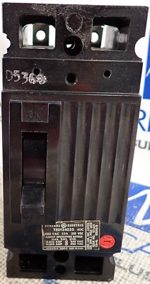 GE Circuit Breaker TED124035 35 amp 480 VAC 14kA @ 480VAC 2 Pole TED - TESTED