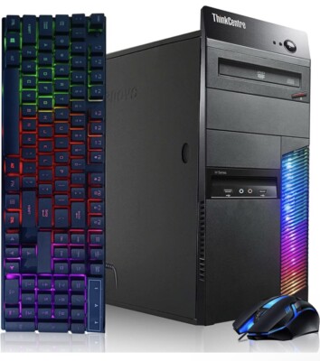 Lenovo Gaming PC- Intel Quad I5 3.6Ghz, GeForce GTX 1660 Keyboard Mouse Included