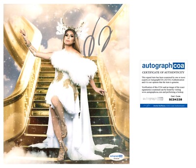 TRINITY THE TUCK SIGNED RUPAUL s DRAG RACE DRAG QUEEN 8x10 PHOTO - ACOA COA