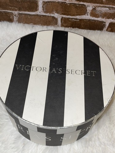 VICTORIA'S SECRET SOMBREROS CAJAS EXHIBICIÓN ACCESORIOS NEGROS ANIDACIÓN JUEGO DE 2 RAYAS PARIS - Imagen 12 de 17