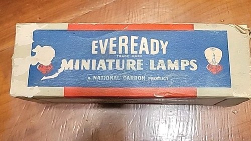 Eveready Miniature Lamps Vintage Auto No. 1158 Minature Lamps Bulbs NOS 5 BULBS - Picture 2 of 9