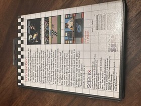 R.C. Grand Prix (Sega Master System, 1992) CIB, hangtag, white label, rare