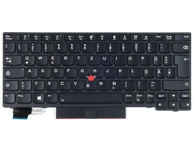 Tradebit Tastatur für Lenovo ThinkPad L13 X280 A285 X390 DE QWERTZ Beleuchtet