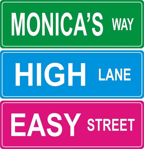 Custom Street Sign - 4x12 inches