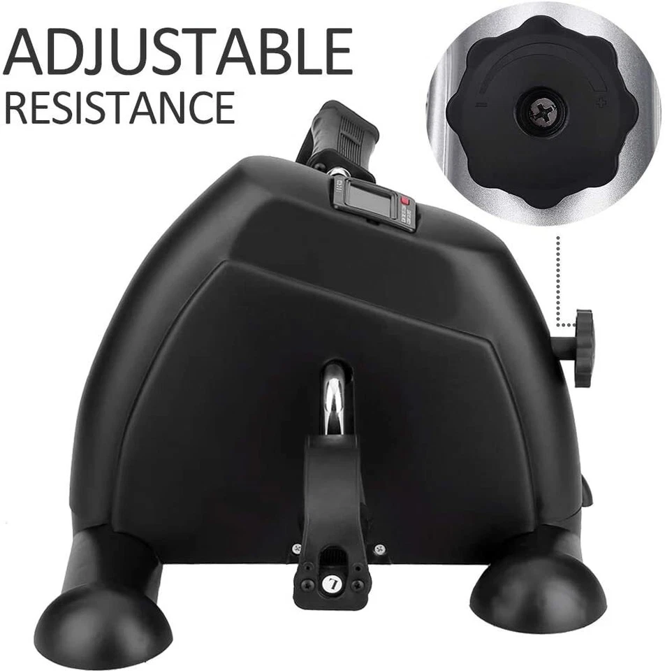 Mini Exercise Bike Under Desk Bike Pedal Exerciser For Arm&Leg with LCD Display - Image 4 of 4