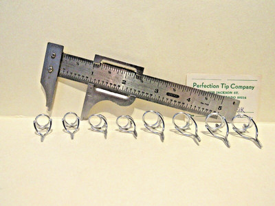 Spinning & Casting Guides - 3/8'' & 9/32'' Ring ID's - Perfection - Vintage Nos!
