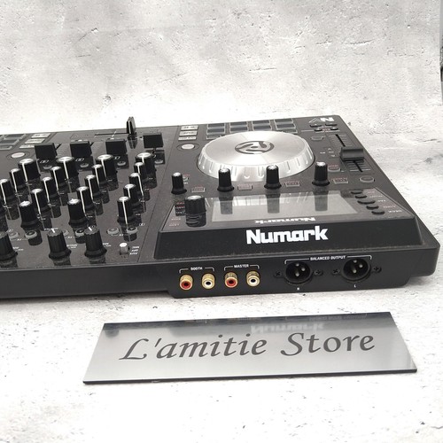 Numark NV 4-Deck Dual-Display USB DJ Controller Turn Tabletop Japón Negro Raro - Imagen 17 de 17
