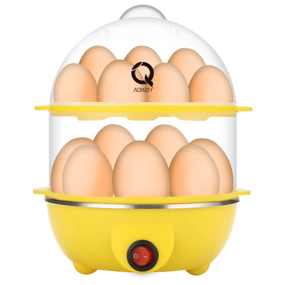 Rapid Egg Cooker Electric for Hard Boiled, Poached, Scrambled Eggs, Omele