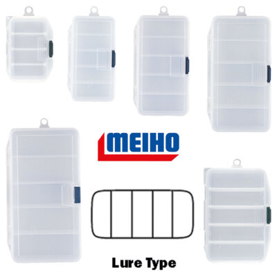 MEIHO | Lure Case System Box | Köderbox transparent Größenauswahl Kleinteilebox