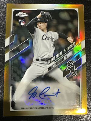 2021 Chrome Update Garrett Crochet Gold Rookie Auto 31/50 RC 