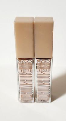 2 x NYX Ultimate GLOW SHOTS Brightening Liquid Eyeshadow HIGHKEY LYCHEE NEW!!!
