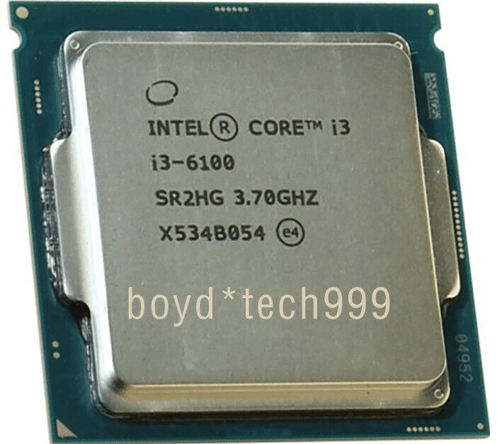 Intel Core i3-6100 CPU 2 cores Socket LGA1151 SR2HG 3.7 GHz 3700 MHz Processor - Image 4 of 4