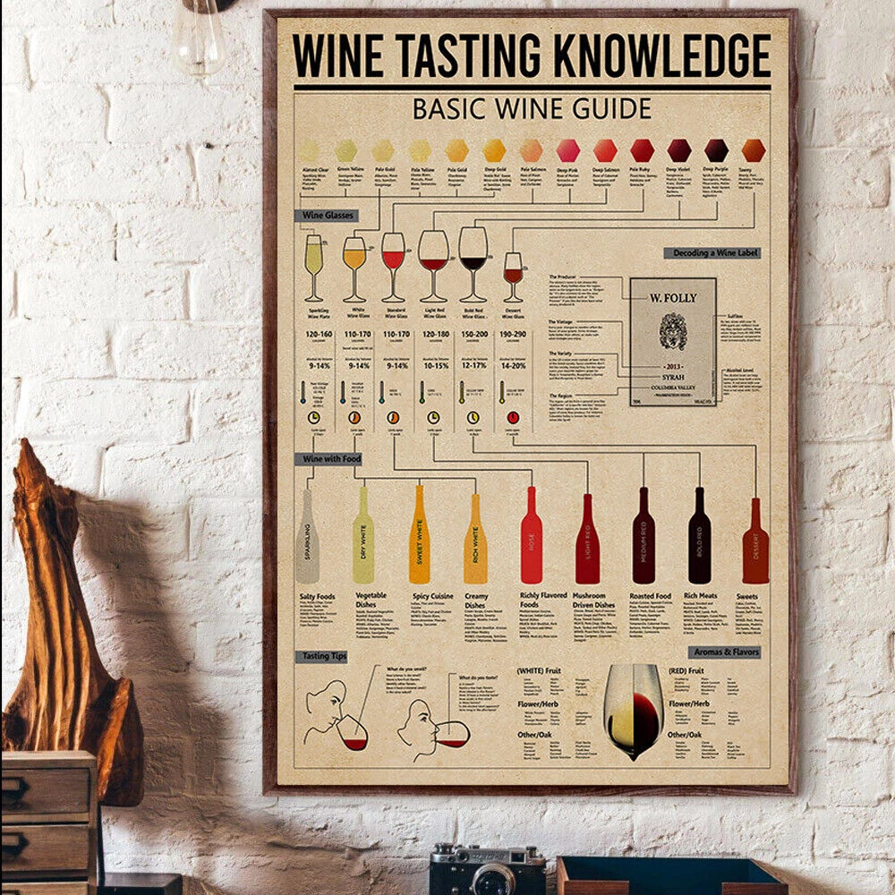 Wine Infographic Poster