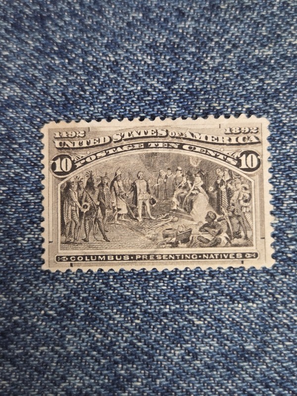 US Stamp Columbian Scott #237  Mint Ungumed