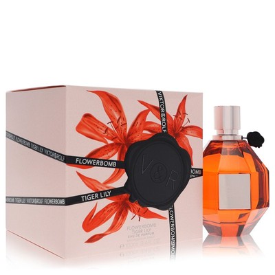 Flowerbomb Tiger Lily by Viktor & Rolf 3.4 Eau De Parfum Spray for Women