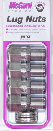Mcgard 61007, Set of 4 Chrome Steel Lug Nut 12Mm X 1.50 Std Shank Racing (4) - Bild 2 von 9
