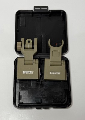 sachisachi★ Feyachi S27 Fiber Optic Iron Flip Up Front/Rear Aluminum