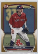2023 Bowman Draft Gold 13/50 Justin Riemer #BD-182 08gz