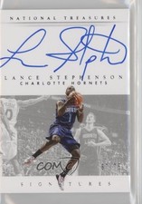2014-15 Panini National Treasures Signatures /75 Lance Stephenson #S-LS Auto y8a