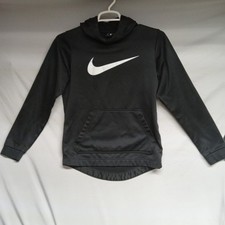 Nike Dri-fit Hoodie Girls' Graphic Training Pullover Hoodie size Womans Sm Black