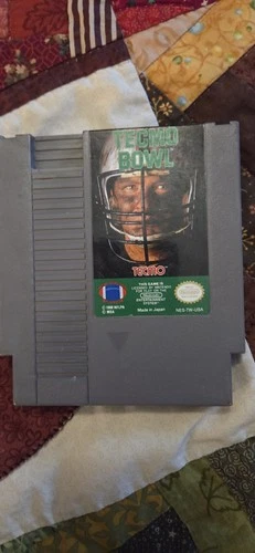 Tecmo Bowl NES! Cleaned, Tested, Working!