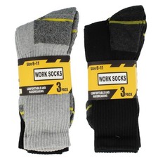 Mens Work Socks Pack of 3