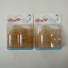 2 Pack - NUK First Essentials Latex Replacement Nipples, 4+ Months, Medium Flow