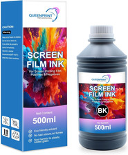 UV Blocking Black Ink for Screen Printing Film - 500ml Refill Ink