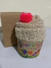 Natural life Happy Birthday women's socks one size NEW IN BOX