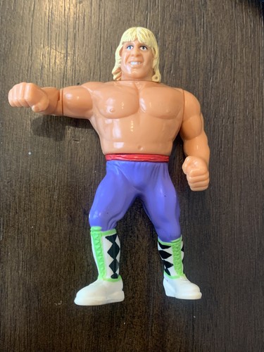 Hasbro WWF Owen Hart Action Figure 1991 Purple Vin...