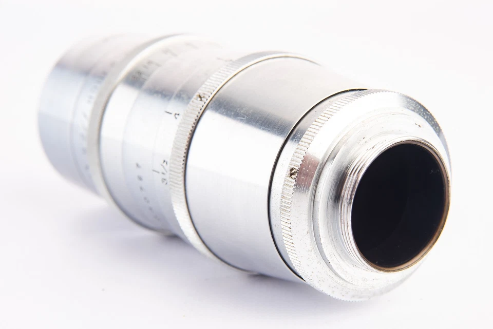 C Mount Wollensak Raptar 3 Inch f/2.5 Cine Telephoto Lens with Hood and Caps V19 - Image 4 of 4