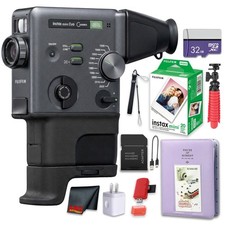 FUJIFILM instax mini Evo Cinema Camera Bundle With 20 Film Sheet
