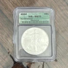 U.S. Mint 2004 American Silver Eagle ICG MS70