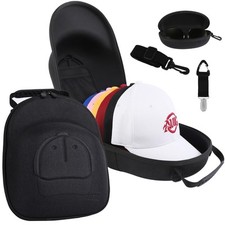 Hat Travel CaseHard Hat Case for Baseball Caps Hat Carrier for Travel with Ha...