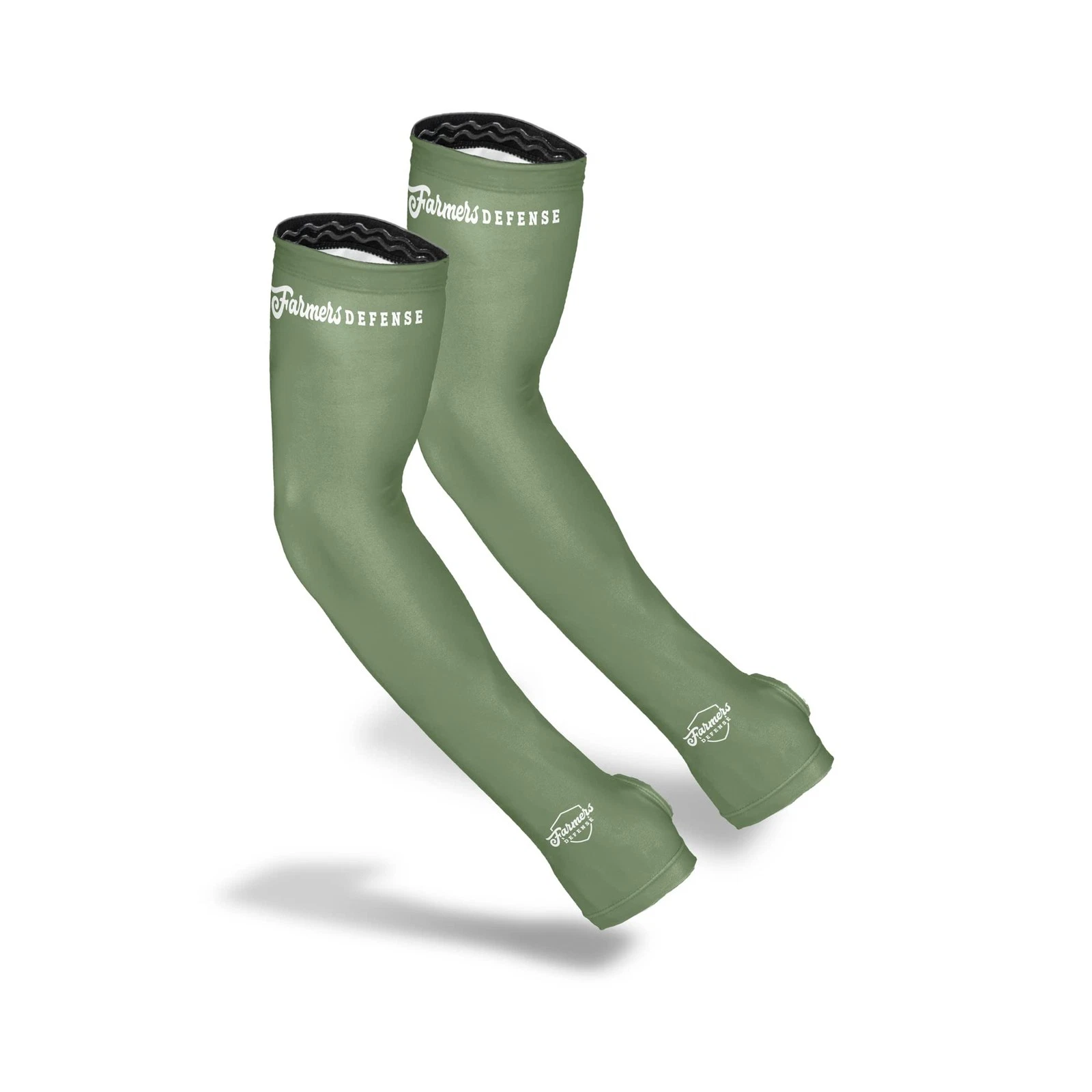 Forest Green Arm Sleeves Upf 50 Uv Protection Lightweight Durable Farming Gear
