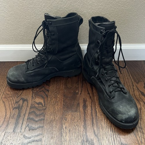 Belleville Flyer Combat Boots 700 Men Sz 10 W Black Lightweight Summer Gore-Tex - Picture 12 of 24